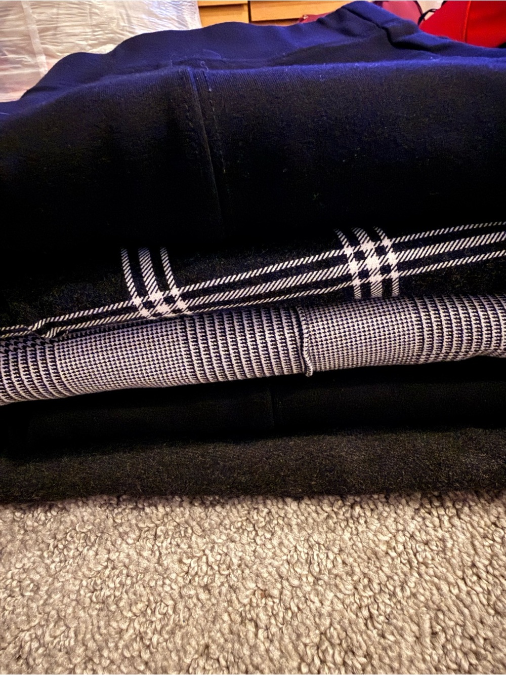 5-Pack Womens Trousers Bundle in Black, Gray, Plaid - Picture 11 of 11